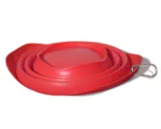 Kurgo Collaps a bowl siliconeskål Rød