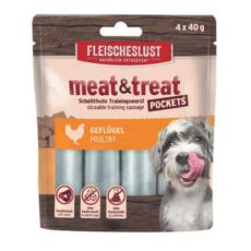 Meat & Treat pockets fjerkræ, 4x40g