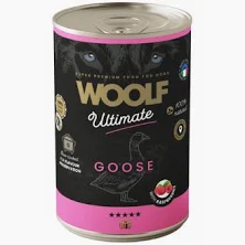 Woolf Ultimate Vådfoder, Goose with Raspberry, 400g