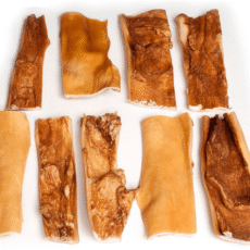 Oksehovedhud er en supertyggeartikkel til hunde.